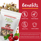 Judine's Granola Healthy Whole Grain Oats, Cranberry, 10 Ounces, Pack of 1