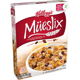 Kellogg's Mueslix Cold Breakfast Cereal, Fiber Cereal, 12g Protein, Original, 16.2oz Box (1 Box)