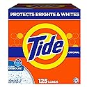 Tide Powder Laundry Detergent, Original Scent, 125 Loads, 143 oz