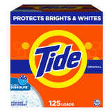 Tide Powder Laundry Detergent, Original Scent, 125 Loads, 143 oz