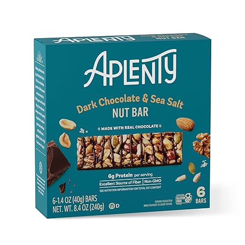 Aplenty Dark Chocolate and Sea Salt Nut Bar
