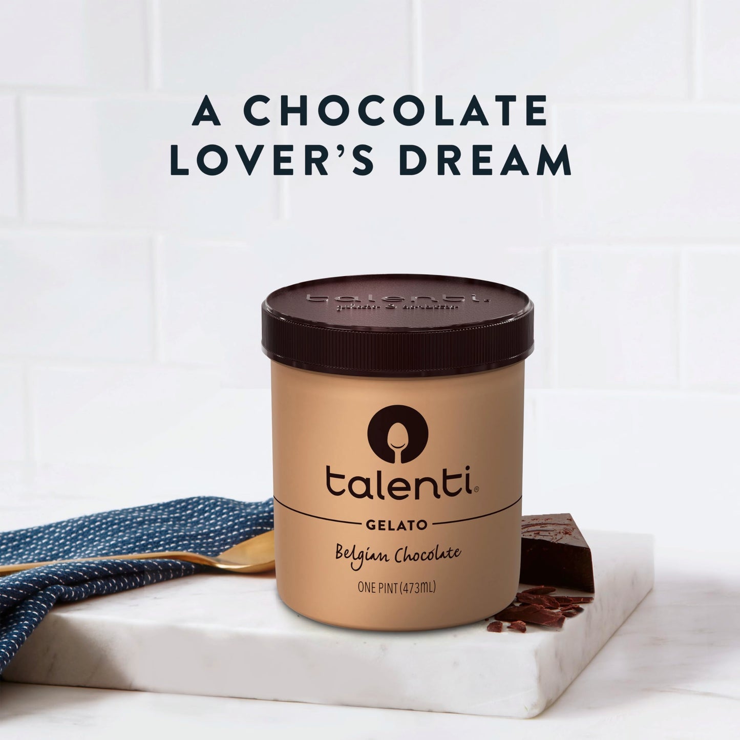 Talenti Gelato Belgian Chocolate 1 pint