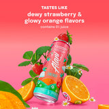 Alani Nu STRAWBERRY SUNRISE Sugar Free, Low Calorie Energy Drinks, 200mg Caffeine, Biotin B Vitamins, Zero Sugar, 10 Calories, 12 Fl Oz Cans, 12 Pack