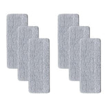 True & Tidy Replacement Microfiber Mop Pad Set for BUCKET-900 TrueClean Mop and Bucket with Pump System, Machine Washable up to 100x (6)