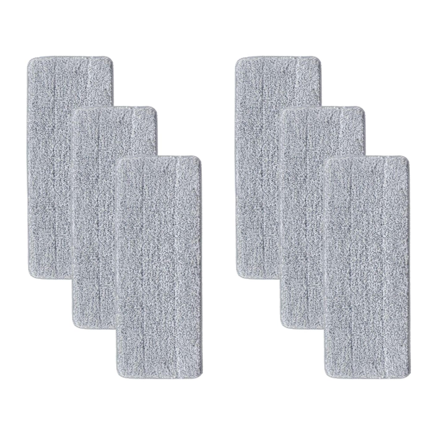 True & Tidy Replacement Microfiber Mop Pad Set for BUCKET-900 TrueClean Mop and Bucket with Pump System, Machine Washable up to 100x (6)