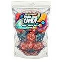 Fun Flavors Box Freeze Dried Candy Berry Space Balls, Black and Red Berry Gummies Unique Exotic Crunch Snack Treats, 2oz