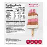 JonnyPops Neapolitan Cream Minis Frozen Pops 6ct