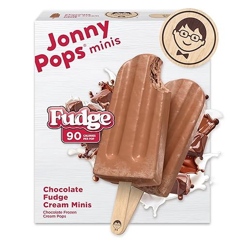 JonnyPops Chocolate Fudge Cream Minis Frozen Pops 6ct