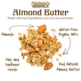 Michele's Granola Almond Butter, Handmade, Whole Grain, Vegan, Gluten-Free & Non-GMO, 12oz Resealable Bags, Pack of 6