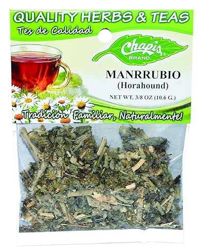 3 PIECES CHAPIS MARRUBIO NATURAL HERBS HIERBAS Net Wt. 3/8 oz. (10.6 g)
