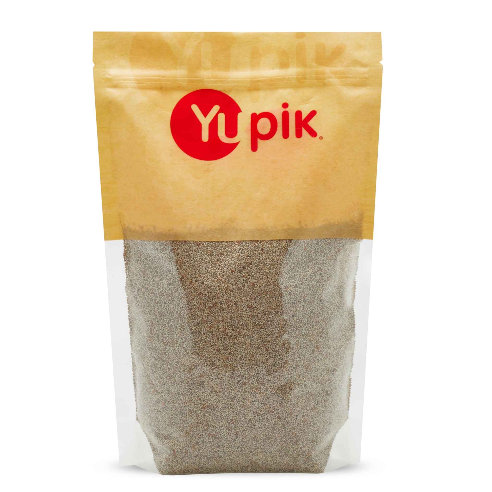 Yupik Raw White Chia Seeds, 2.2 lb (35.2 oz), Gluten-Free, Kosher, Vegan, Natural Seeds, Plant-Based Superfood, Rich in Fiber, Source of Omega-3