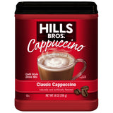 Hills Bros. Cappuccino Mix - Rich, Frothy Coffeehouse-Tasting Instant Drink Mix - Quick and Easy Preparation - Perfect for Hot & Iced Drinks