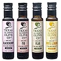 Balsamic Vinegar Combo Gift Set 4 Pack (100ml Each): Blackberry, Fig, Pear, White Lemon
