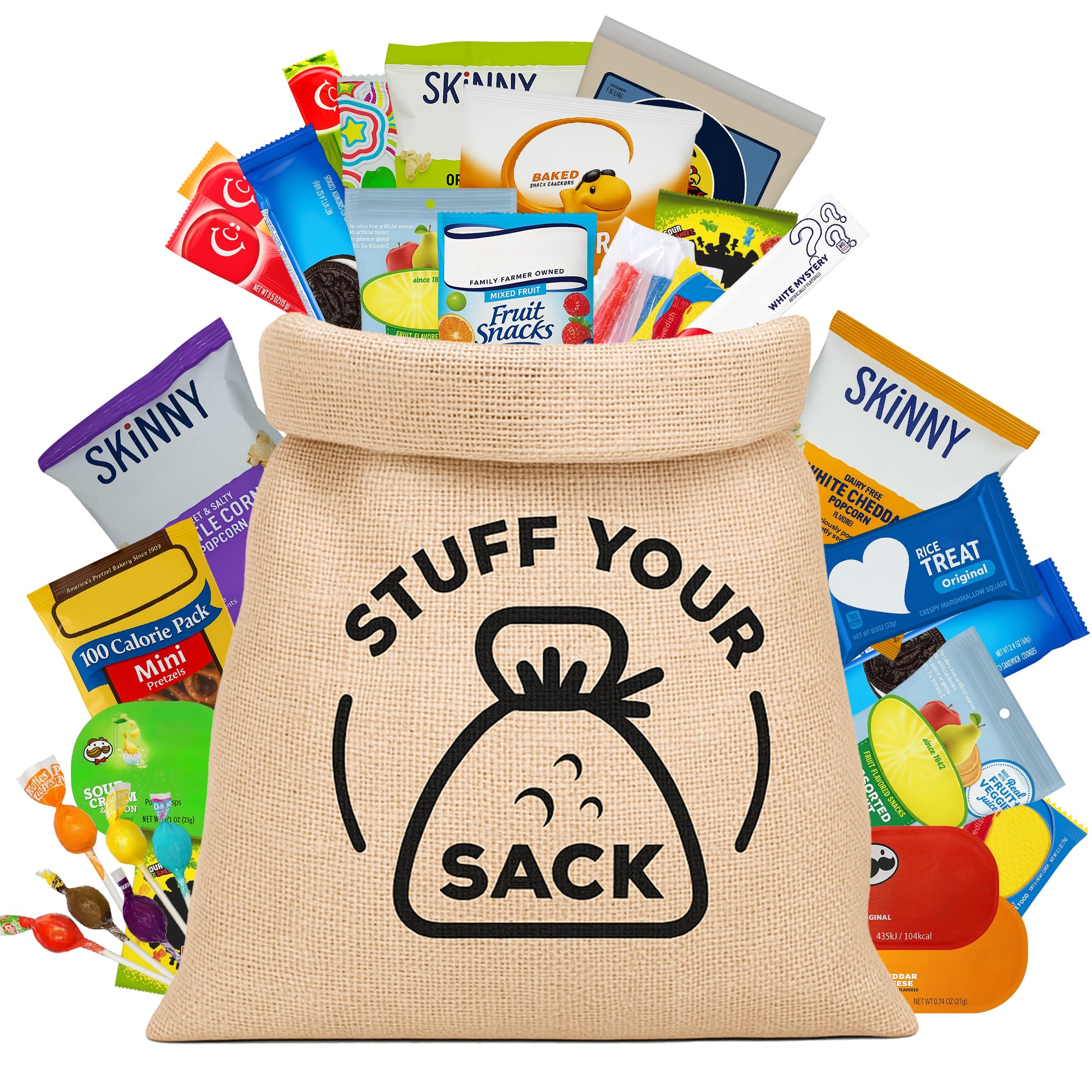 Nut-Free Snacks Variety Pack - 60 Count Peanut-Free and Tree Nut-Free Snack Box for Kids - Individually Wrapped Cookies, Crackers, Chips and Candy