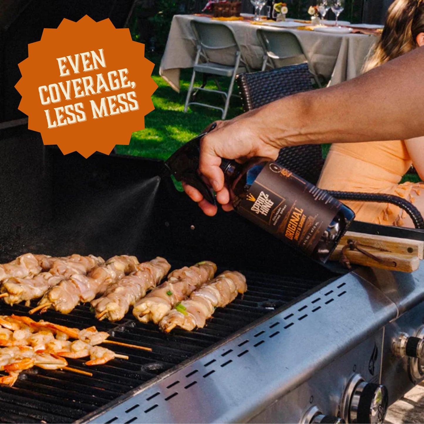 Spritz King Culinary Basting Spray: For Grilling, Smoking, Air Frying - Delicious Dark Bark, Flavorful Crust & Moisture-Sealing Power - Great on Meats