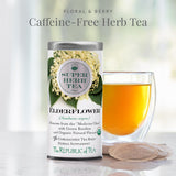 The Republic of Tea - Organic Elderflower SuperHerb Tea Tin, 36 Herbal Tea Bags, Naturally Caffeine-Free