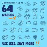 Originally Yellow USA Made Fruit And Vegetable Wash | Food-Grade Fruit and Veggie Wash With No Aftertaste | Powerful Cleaning &| Plant-Derived Produce