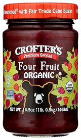 Crofters Fruit Spread 4 Fruit 16.5 OZ