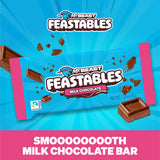 MrBeast Feastables Milk Chocolate Bar, Full Size, 24 Count, Smooth & Creamy Milk Chocolate Candy, Fairtrade Cocoa, 1.24oz Each