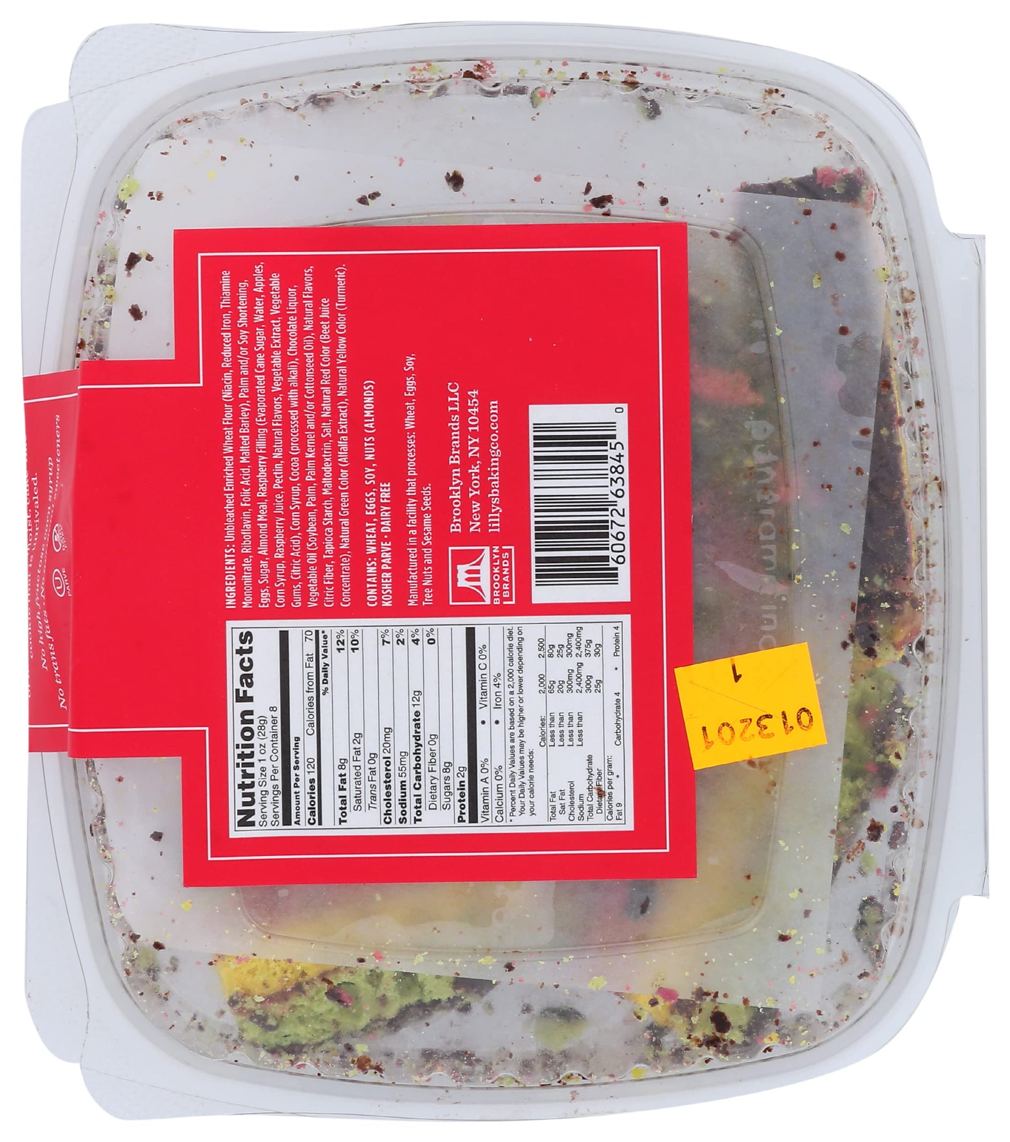 LILLYS HOMESTYLE BAKE SHOP Rainbow Cookie, 8 OZ