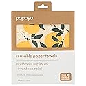 Papaya. Squeeze The Day Reusable Paper Towel 2 Count, 2 CT
