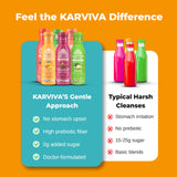 Karviva Organic Juice Cleanse Weight Control Pack - Ancient Remedies to Curb Sugar Cravings, Prebiotic Detox with Anti-Bloat Support, High Fiber