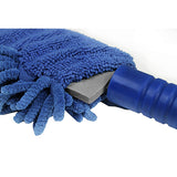 CleanAide Handheld Reusable Microfiber Flex Duster with Adjustable Telescopic Reach Pole - Bendable, Lightweight, Dust Cleaner for Blinds, Shutters