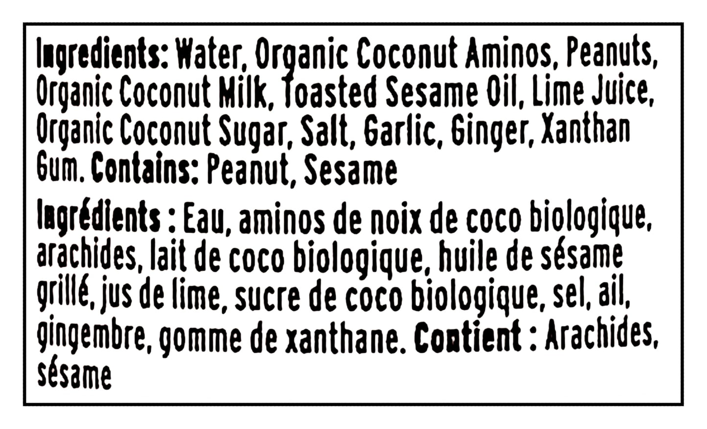 Naked Peanut Sauce, 296 ML