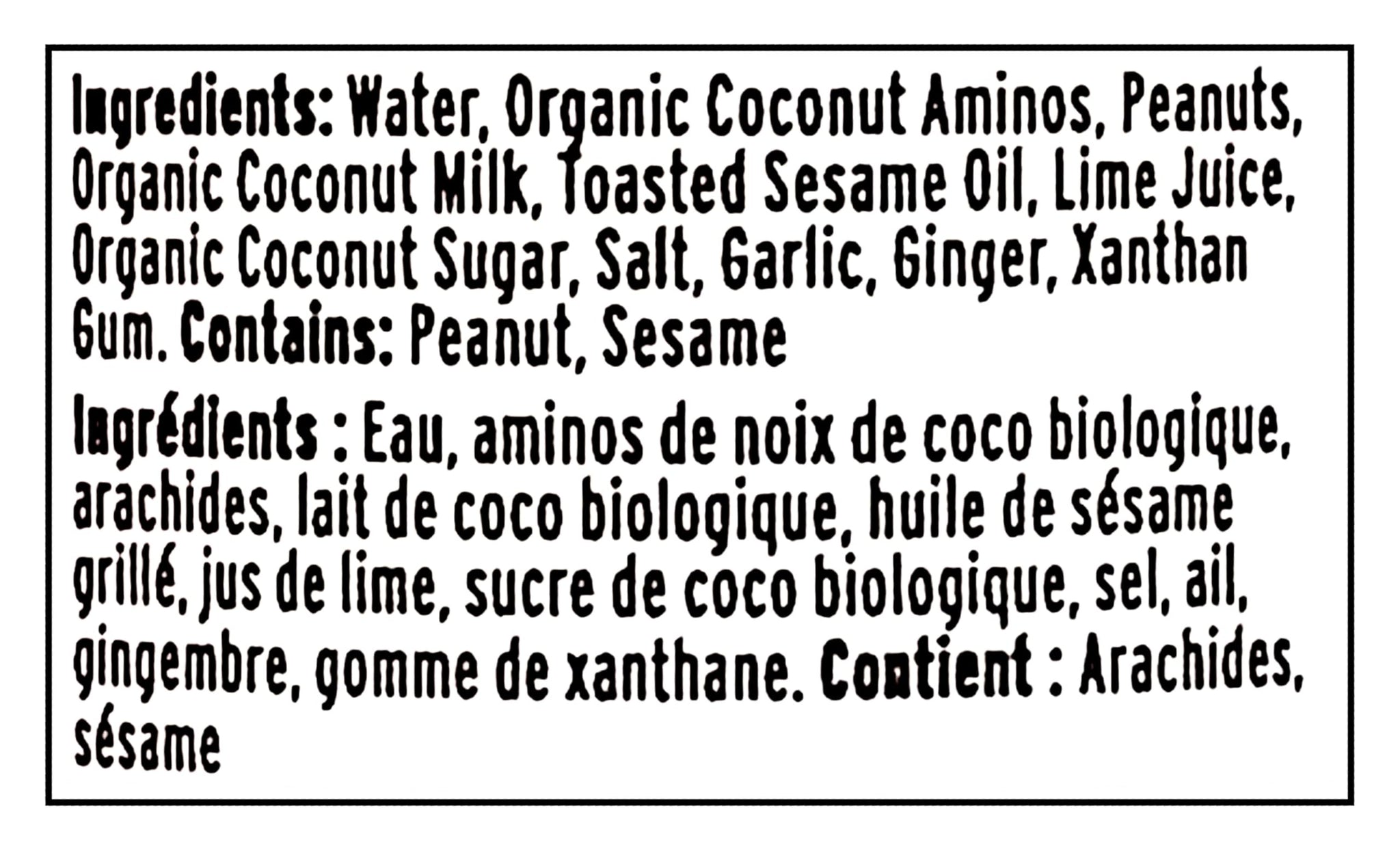 Naked Peanut Sauce, 296 ML