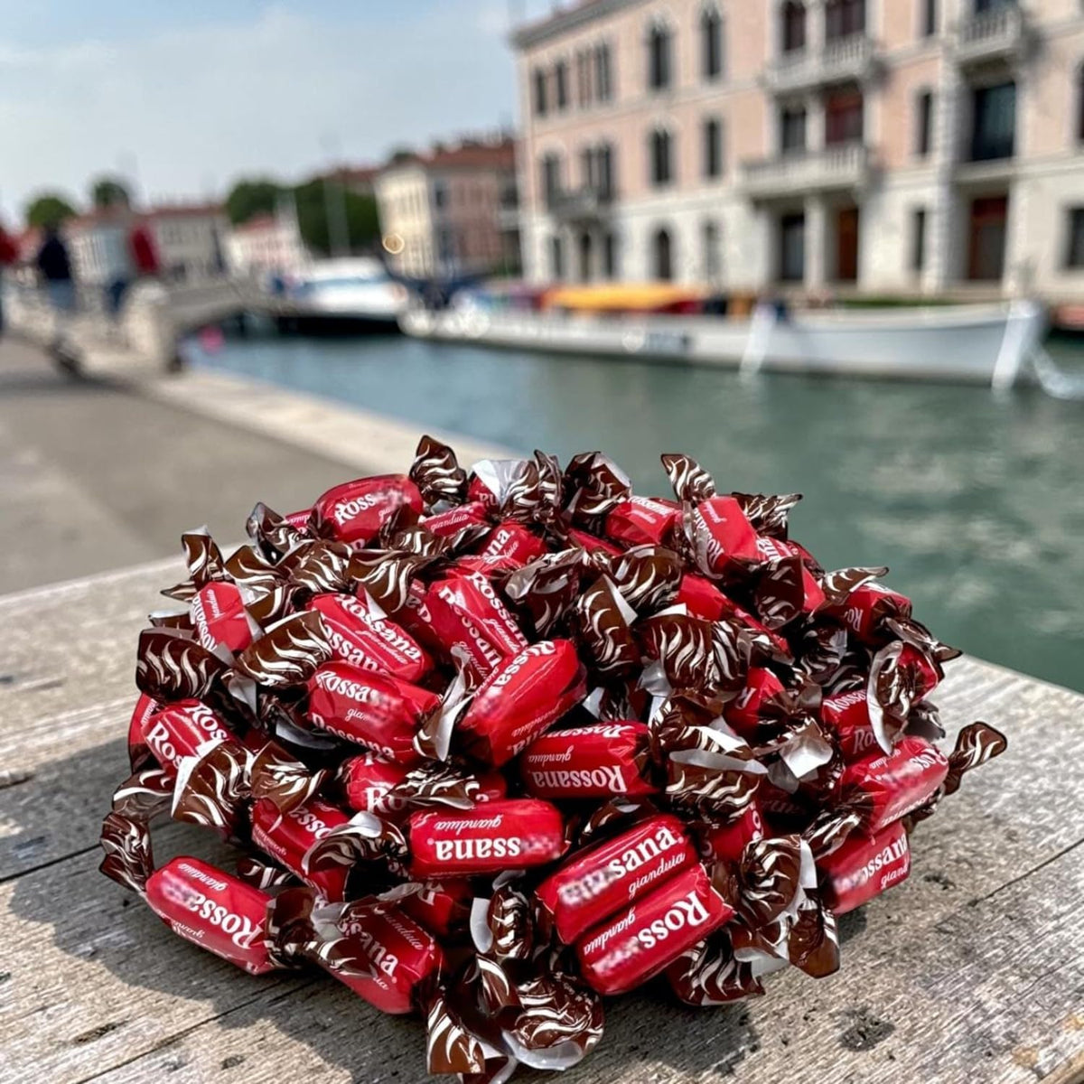 Premium Gourmet Chocolate Hazelnut Filled Italian Hard Candy-1.5 lbs