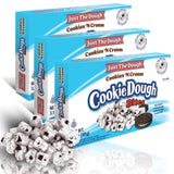 Cookie Dough Bites Just The Dough Cookies N Cream Flavored Candy | 3.1 oz (Pack of 3) | The Original Edible Cookie Dough | Movie Theater Candy