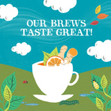 Clipper Tea, Orange & Turmeric, Organic Tea with Licorice Root, Orange Peel and Hibiscus, Plant Based Herbal Tea, Caffeine Free British Tea, 1 Pack