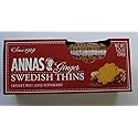 (Pack of 4) ANNAS Delicate Ginger Swedish Thins Pepparkaka - Cookies, 5.45 oz each