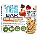 YES Nut Bars - Six Flavor Variety Pack - Soft Chewy Healthy Snack Bars Made with Organic Maple Syrup - Vegan, Paleo, Gluten Free, No Refined Sugar