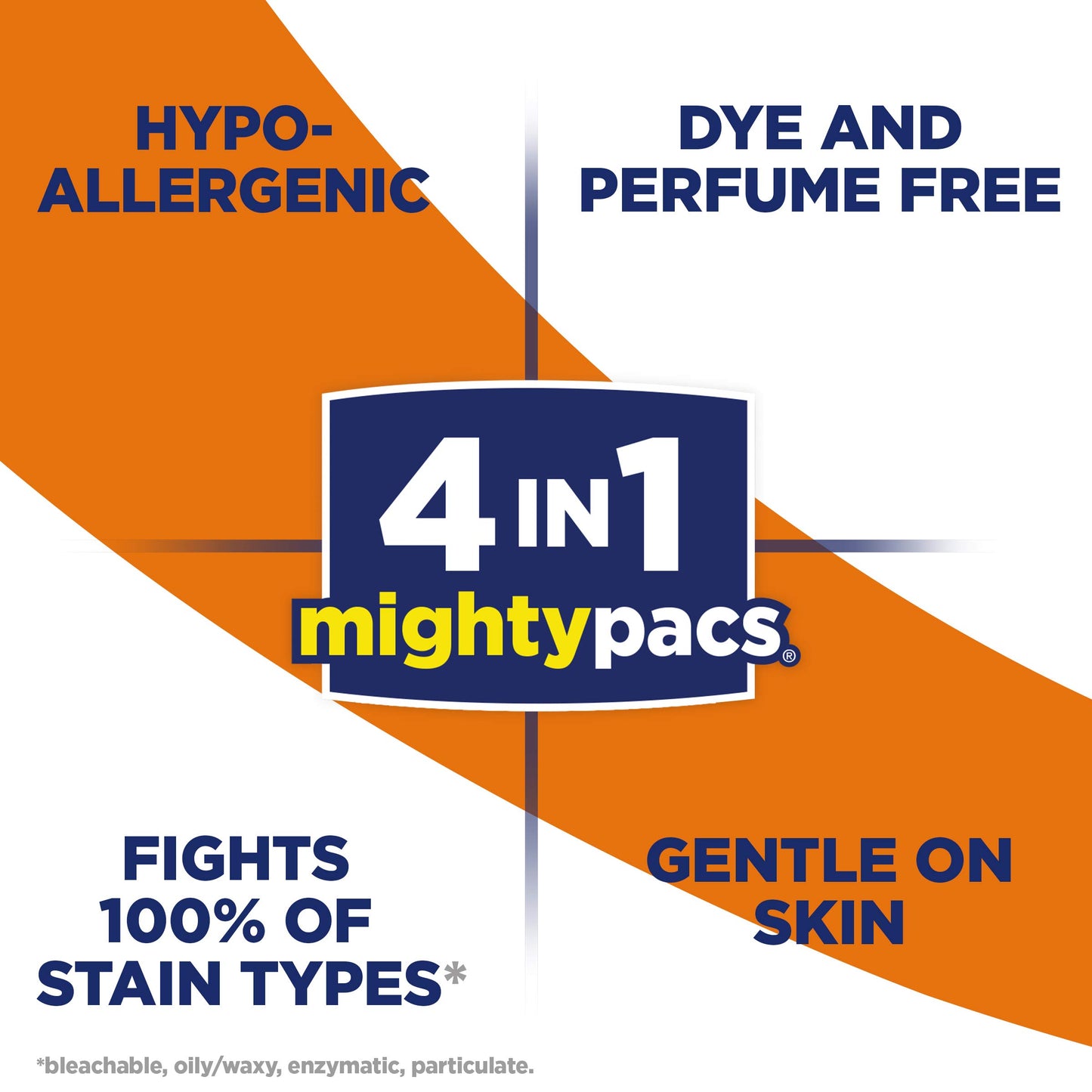 All Mighty Pacs Laundry Detergent, Free Clear Pouch, 16 Count (10072613739827)