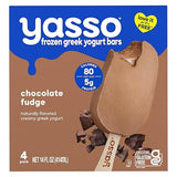 Yasso Frozen Greek Yogurt Bars Chocolate Fudge 4 Count for a, 14 FZ