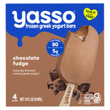 Yasso Frozen Greek Yogurt Bars Chocolate Fudge 4 Count for a, 14 FZ