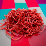 Premium Strawberry Licorice Laces Candy-2 lbs Delectable Red Licorice Candy Made with Natural Strawberry Flavor - Perfectly Sweet, Soft and Chewy Red