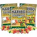 Christmas Haribo Sour Goldbears, Assorted Fruit Flavored Gummy Bears, Holiday Stocking Stuffer Candy, 4 Ounces (Pack of 3)