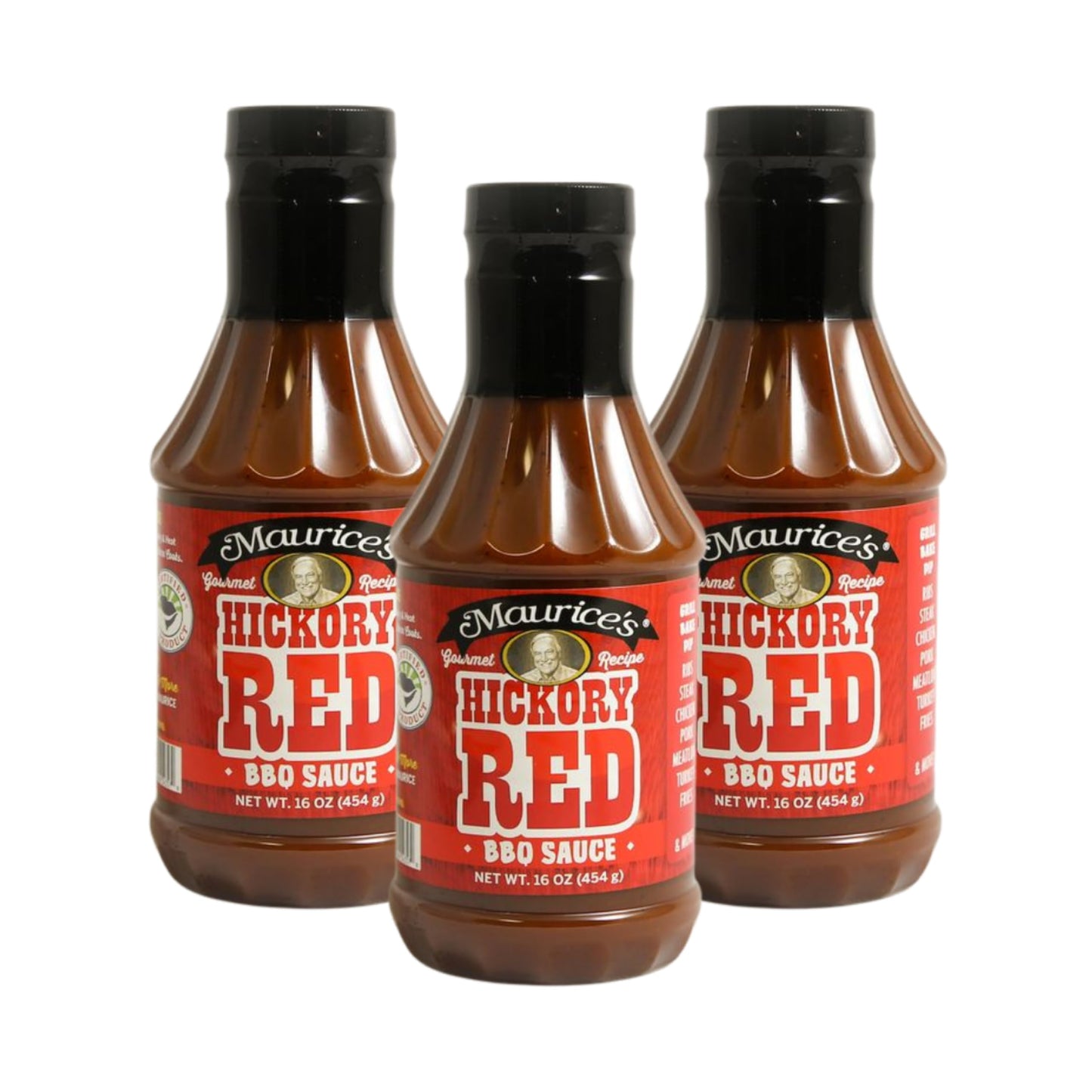 Maurice’s Gourmet Blend Hickory Red BBQ Sauce- Rich, Savory Carolina Barbecue Sauce with Smoke- Authentic Southern Carolina Barbeque Dressing