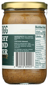 Fix & Fogg Crunchy Almond Butter - Natural Almond Butter Spread, New Zealand Made, No Added Sugar, Palm Oil Free, Non-GMO, Vegan, Keto & Paleo - 10