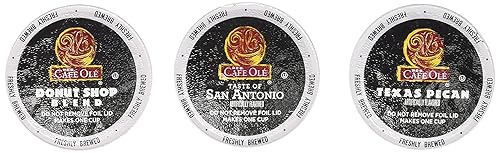 X-Large Box of H.E.B. Cafe Ole Variety Pack (Taste of San Antonio, Texas Pecan & Donut Shop Blend--54 count