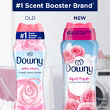 Downy April Fresh In-Wash Laundry Scent Booster Beads, 13.4 oz, laundry scent beads, Long-lasting Freshness