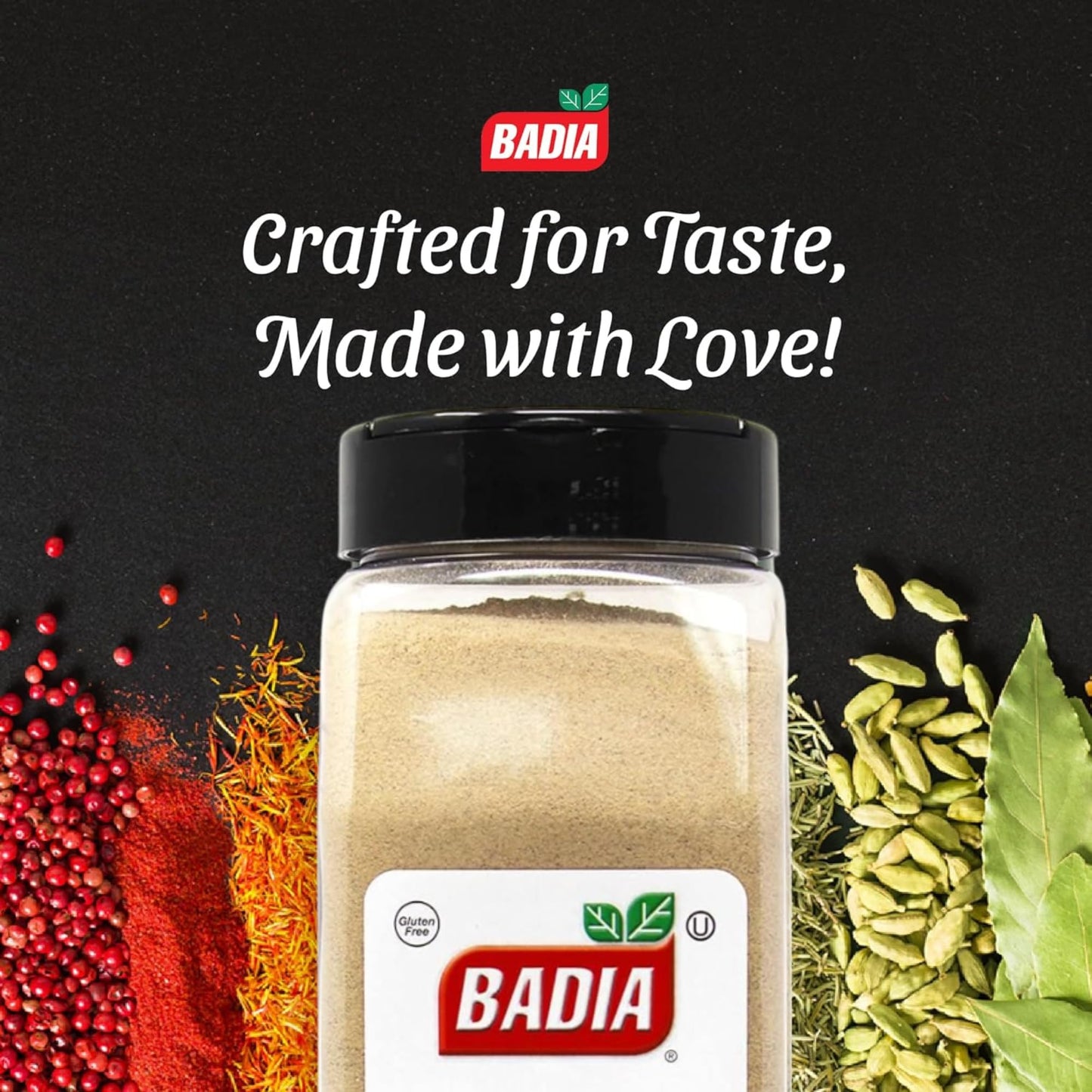 Badia Ground White Pepper, 16 oz - Smooth, Mellow Heat and Delicate Flavor for Light Sauces, Soups, Poultry and Seafood