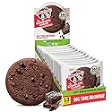 Lenny & Larry's Protein Cookie, [Big Time Brownie], Chewy Soft Baked, 16g Plant Protein, Vegan, Non-GMO, High Fiber, 4 Ounce Cookie (Pack of 12)