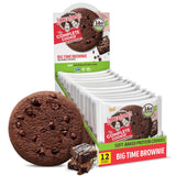 Lenny & Larry's Protein Cookie, [Big Time Brownie], Chewy Soft Baked, 16g Plant Protein, Vegan, Non-GMO, High Fiber, 4 Ounce Cookie (Pack of 12)