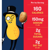 PLANTERS Salted Peanuts, Dry Roasted Peanuts, Party Snacks, Plant Based Protein, Snacks For Adults, 16oz (1 Jar)