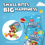 20 Pack Freeze Dried Candy- 10 Pcs Per Bag - Bulk Candy - Resealable Bag For, Kids, Adults, School, Party, Birthday, 3 Delicious Flavors