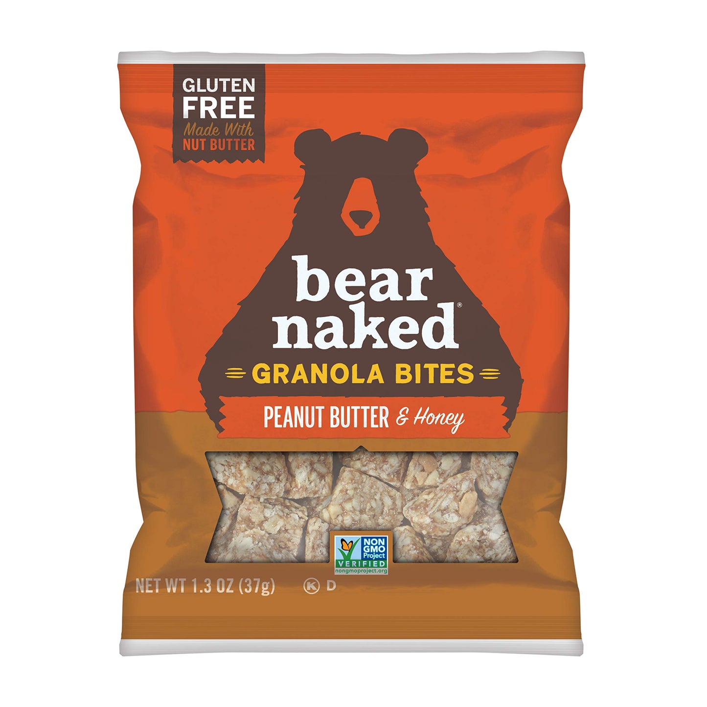 Bear Naked Granola Bites, Peanut Butter, (Pack of 50)