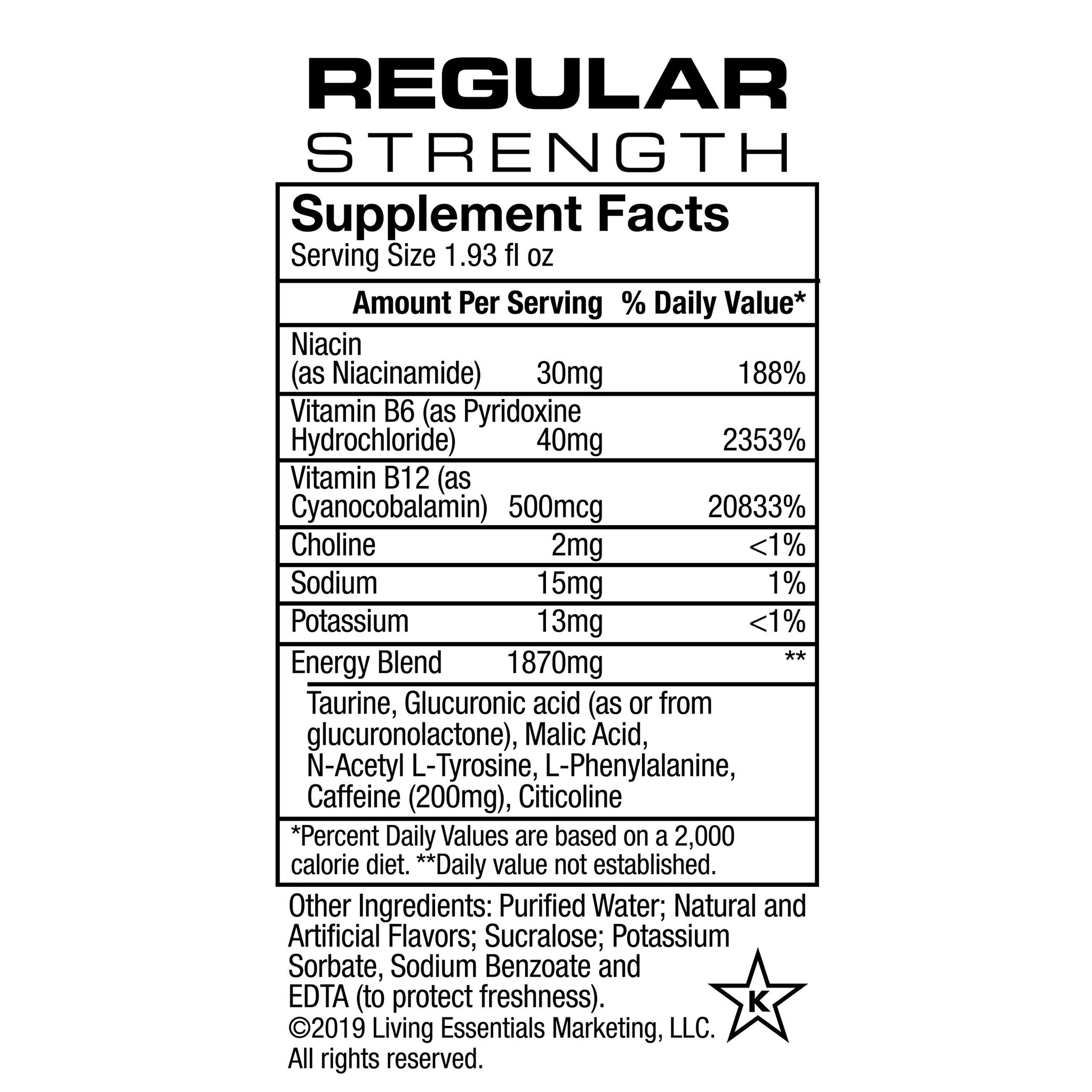 5-hour ENERGY Shot, Regular Strength Berry, 1.93 oz, 10 Pack